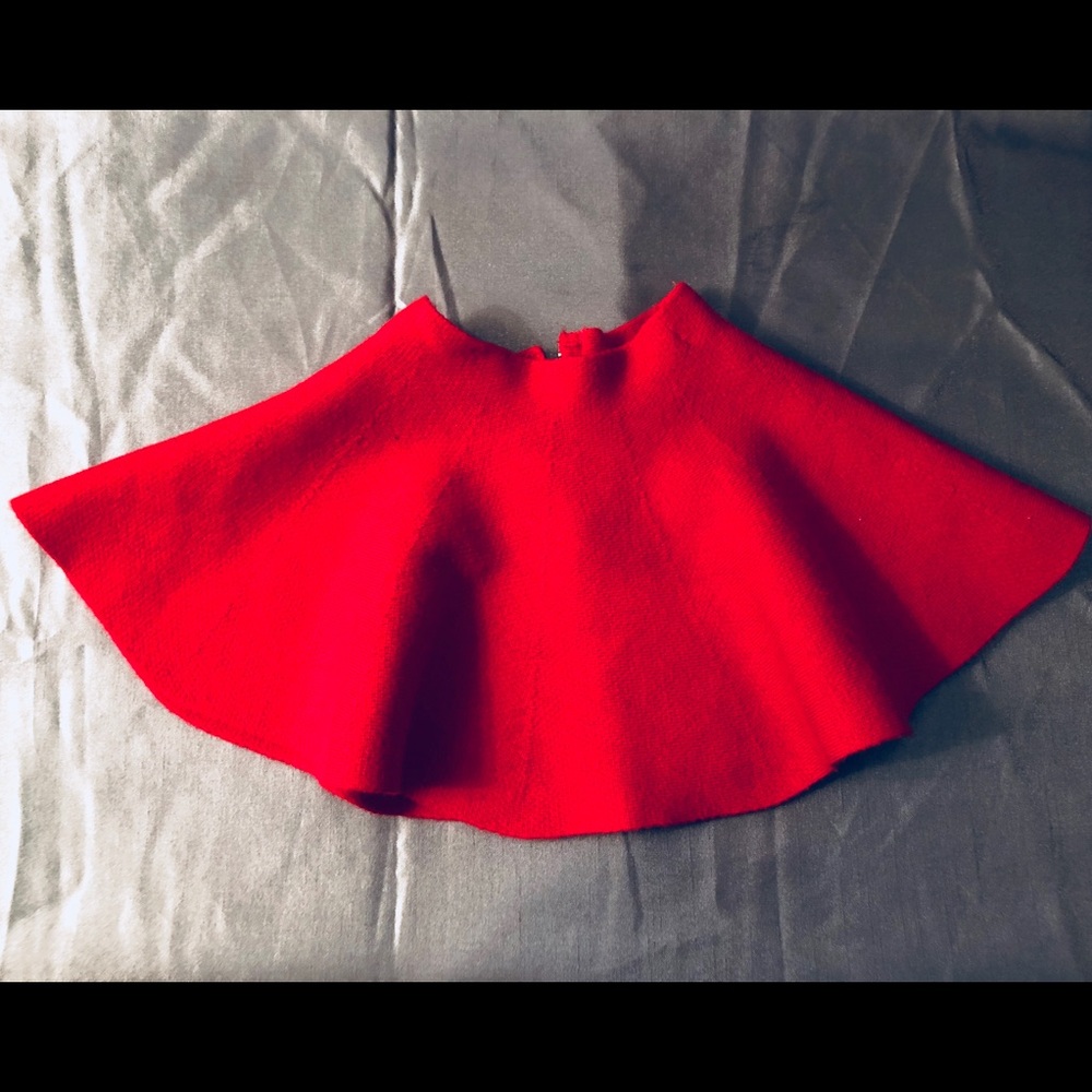 Red Circle Skirt